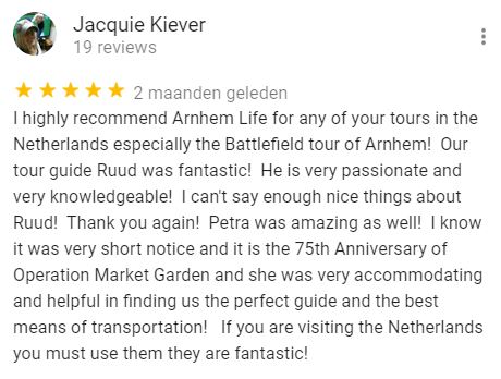 Battle of Arnhem tour