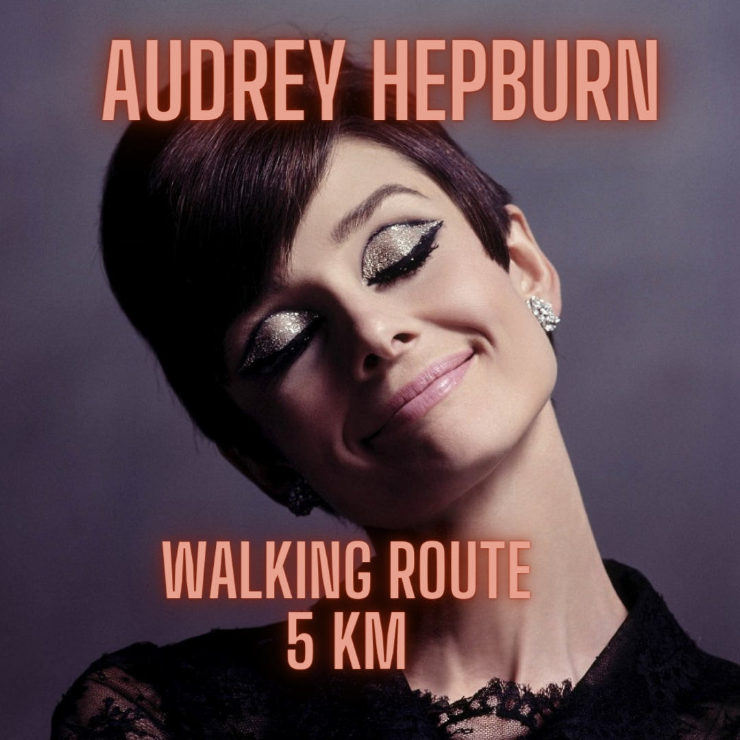 Audrey Hephurn walking route