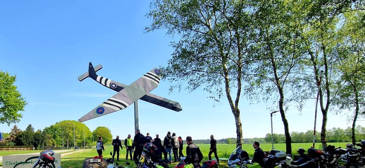 Tour tocht met motor Slag om Arnhem