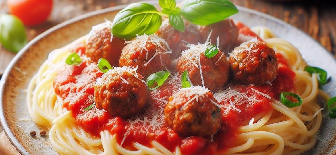 Spaghetti eten in Arnhem